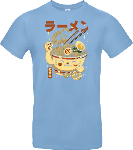 Süße Glückskatze Ramen