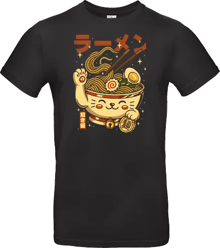 Süße Glückskatze Ramen