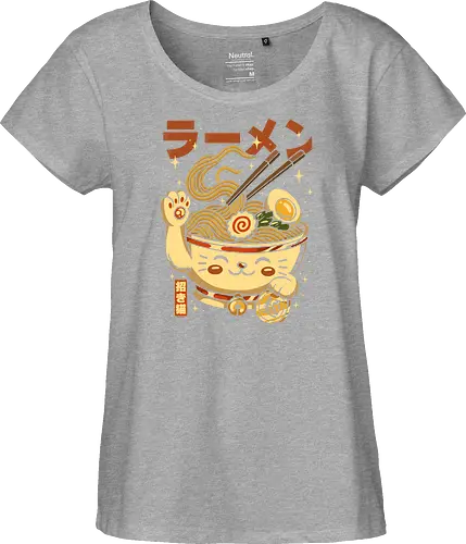 Süße Glückskatze Ramen
