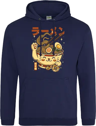 Süße Glückskatze Ramen