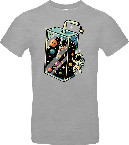 Weltraumsaft - Astronaut, Saft, Sommer, lustig, Essen, Weltraum, Universum, Kosmos, Astronomie, trippig, abstrakt, ästhetisch, Illustration, Planeten, Mond, cool, lm2kone - Standard T-Shirt