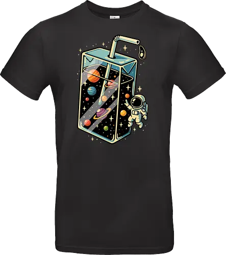 Weltraumsaft - Astronaut, Saft, Sommer, lustig, Essen, Weltraum, Universum, Kosmos, Astronomie, trippig, abstrakt, ästhetisch, Illustration, Planeten, Mond, cool, lm2kone - Standard T-Shirt