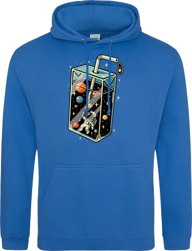 Astronaut im Weltraumsaft