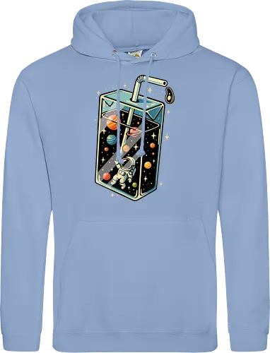 Astronaut im Weltraumsaft