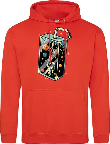 Astronaut im Weltraumsaft