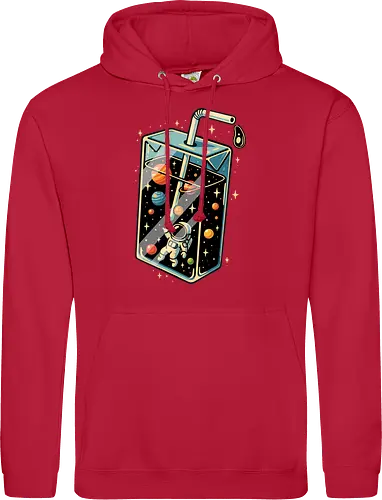 Astronaut im Weltraumsaft