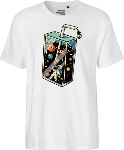 Astronaut im Weltraumsaft