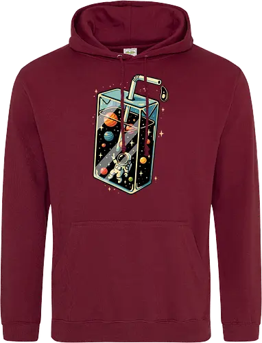 Astronaut im Weltraumsaft