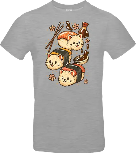 Süße Sushi-Katzen