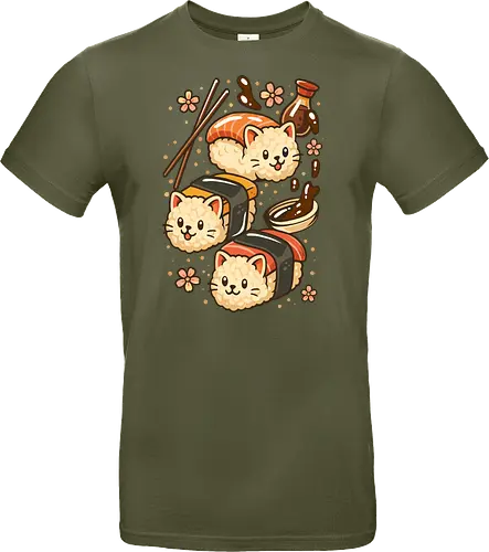 Süße Sushi-Katzen