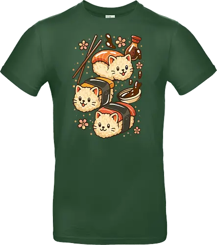 Süße Sushi-Katzen