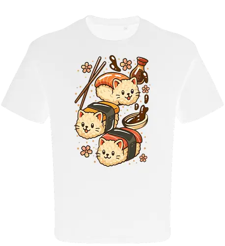 Süße Sushi-Katzen