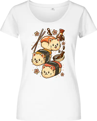 Süße Sushi-Katzen