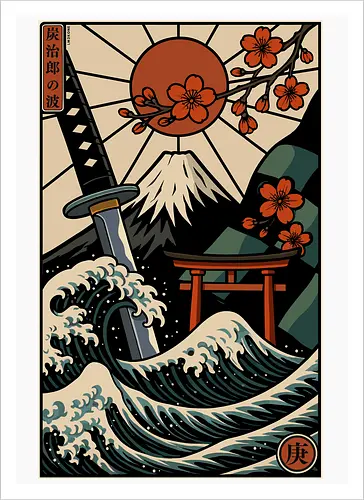 Die Große Welle von Tanjiro