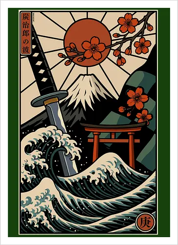 Die Große Welle von Tanjiro