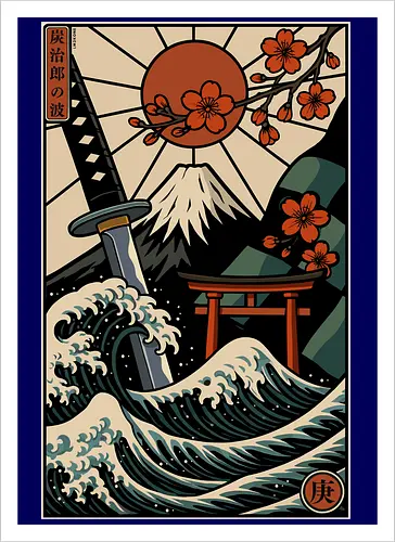 Die Große Welle von Tanjiro