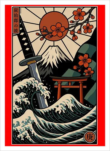 Die Große Welle von Tanjiro