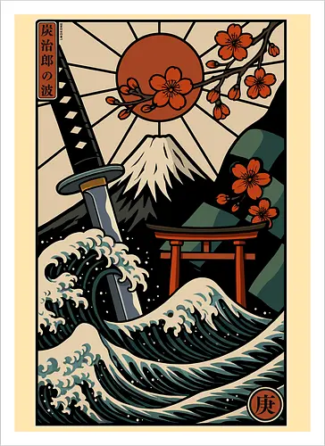 Die Große Welle von Tanjiro