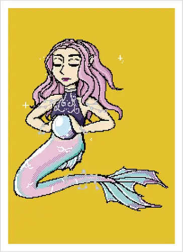Pixel Sea Witch
