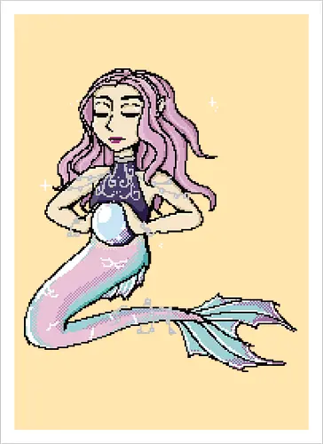 Pixel Sea Witch