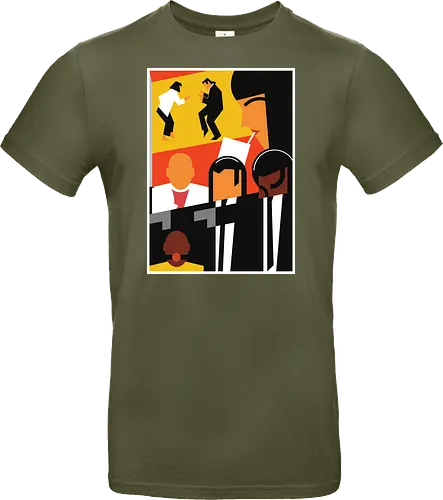 Epic Pulp  - Retro, 90s, ezekiel, geek, john travolta, nostalgia, samuel l jackson, tarantino, uma thurman, vincent vega, vintage, winnfield, movie - Standard T-Shirt