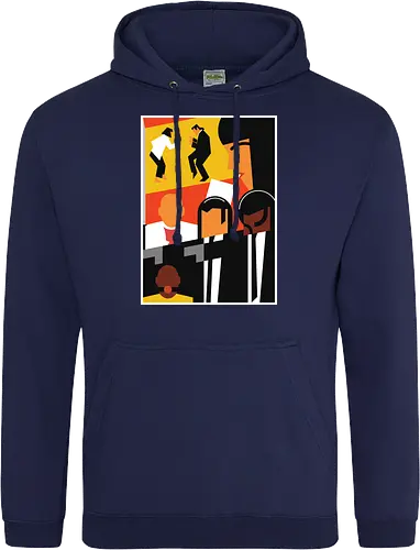 Epic Pulp  - Retro, 90s, ezekiel, geek, john travolta, nostalgia, samuel l jackson, tarantino, uma thurman, vincent vega, vintage, winnfield, movie - Standard Hoodie