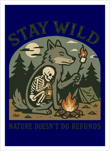 STAY WILD NATURE DOESN'T DO REFUNDS