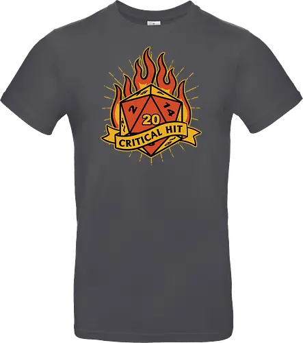 RPG Fire Dice Tattoo 