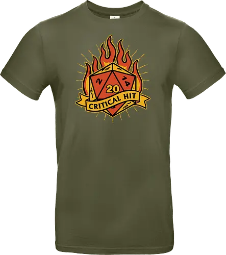 RPG Fire Dice Tattoo 