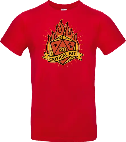 RPG Fire Dice Tattoo 