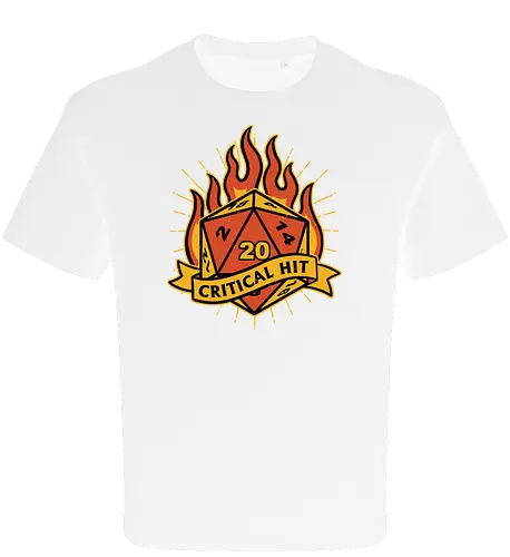 RPG Fire Dice Tattoo 