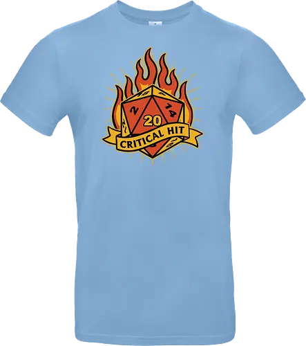 RPG Fire Dice Tattoo 