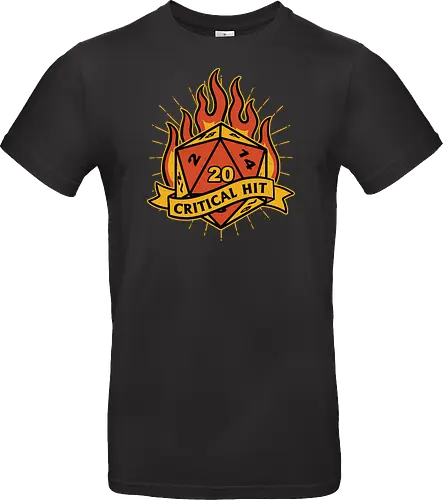 RPG Fire Dice Tattoo 