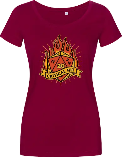 RPG Fire Dice Tattoo 