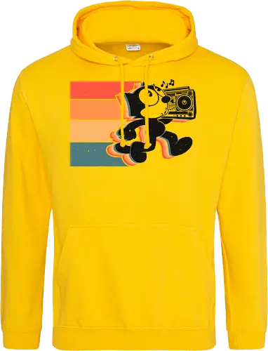 Retro Groove Cat
