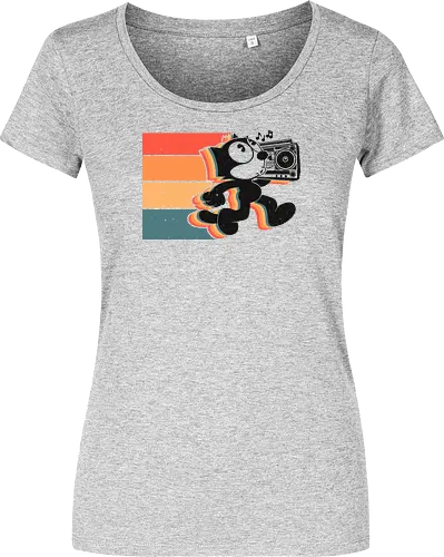 Retro Groove Cat