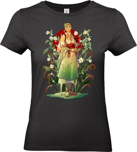 Genmaicha - Roasted Rice Tea - tee, genmaicha, grüner tee, grüntee, slime girl, character - Standard T-Shirt (Women)