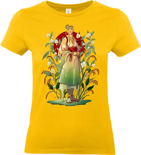 Genmaicha - Roasted Rice Tea - tee, genmaicha, grüner tee, grüntee, slime girl, character - Standard T-Shirt (Women)