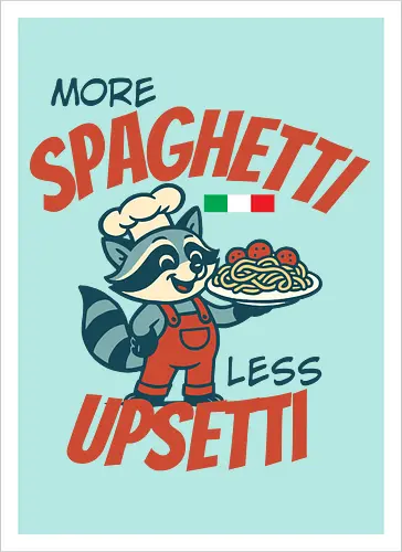 More spaghetti, less upsetti