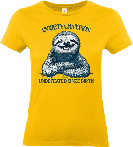 Anxiety Champion  - anxiety, anxious, mental health matters, overthink, overthinking, healing, champion, strong - Standard T-Shirt (Women)