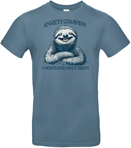 Anxiety Champion  - anxiety, anxious, mental health matters, overthink, overthinking, healing, champion, strong - Standard T-Shirt
