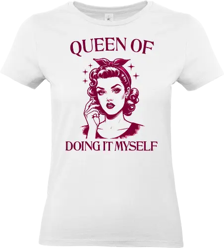 The Queen  - independent, girl power, strong woman, empowered woman, strong mom, mother, mental health matters, doing myself, solo woman - Standard T-Shirt (Women)