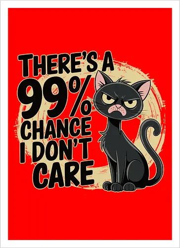 There's a 99% chance I don't care
