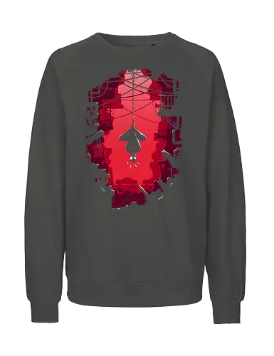 Friendly Neighborhood - spider, hero, action, comics, city, new york, superhero - Fairtrade Sweatshirt