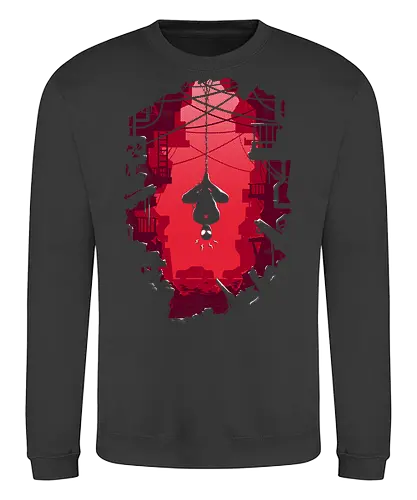 Friendly Neighborhood - spider, hero, action, comics, city, new york, superhero - Sweatshirt