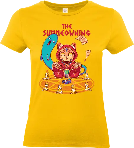 THE SUMMEOWNING - neko, magic, wizard, summon, withc, halloween, cute, kawaii, cat - Standard T-Shirt (Women)
