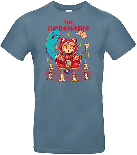 THE SUMMEOWNING - neko, magic, wizard, summon, withc, halloween, cute, kawaii, cat - Standard T-Shirt