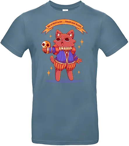 SCHRODINGER`S CAT - cat, neko shrodingers, joke, funny, shakespeare, literature, poem - Standard T-Shirt