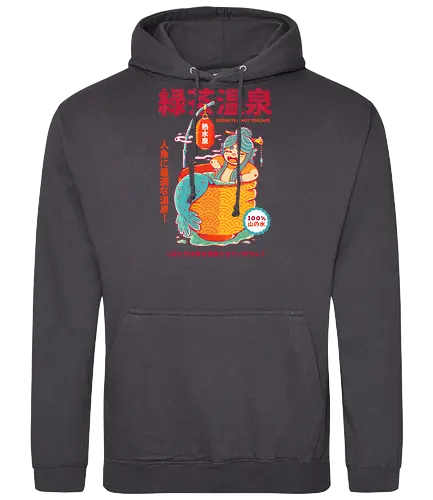GREEN TEA MERMAID - mermaid, tea, green tea, japan, japanese, fantasy, cute, kawaii, relax - Standard Hoodie