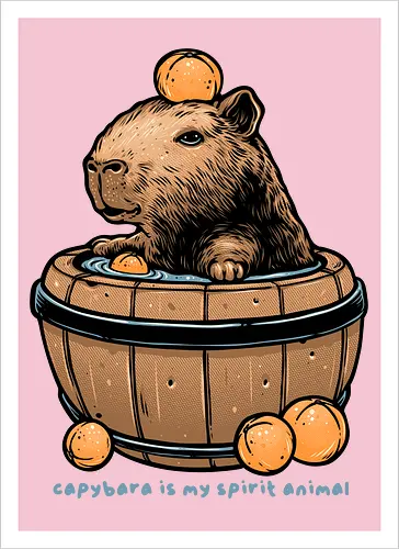 Capybara is my spirit animal